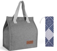 TORBA LUNCH IZOLOWANA PODRÓŻNA DO SZKOŁY PRACY NA JEDZENIE STYLOWA POJEMNA