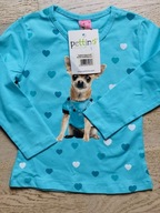 Bluzka Pettino 18-24 miesięcy 92 cm piesek Chihuahua