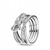 Pandora pierścionek Srebrny, cyrkonia 190995CZ_RGB
