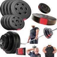 ZESTAW OBCIĄŻEŃ BITUMICZNYCH 30KG POD GRYF/SZTANGE ŁAWKA HOP-SPORT