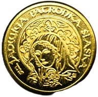 UNIKALNY NUMIZMAT: 650-LECIE LOKACJI LUBINA - KODEKS LUBIŃSKI kolor złoty