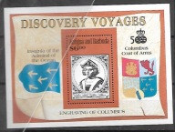 ANTIGUA & BARBUDA-500 rocznica odkrycia Ameryki 1991 ** Mi B-201 (495)