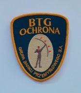 emblemat - naszywka ochrona - bank - GRUPA BANKU PRZEMYSŁOWEGO