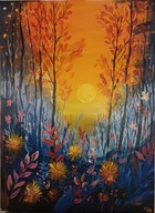 WOŚP - Malujemy dobro - obraz „Tam, gdzie dzień spotyka noc”