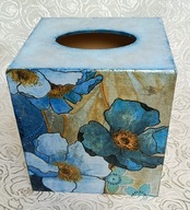 Chustecznik- Niebieskie kwiaty