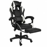 FOTEL GAMINGOWY OBROTOWY Z PODNÓŻKIEM STRIKER ONE