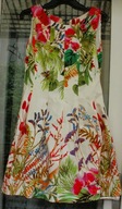 ZARA BASIC sliczna w kwiaty sukienka nowa r S