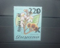 znaczek Mi 680 ** GUJANA PIŁKA NOŻNA ESPANA 82