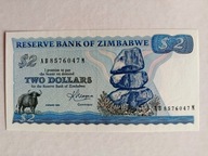ZIMBABWE - 2 dolary 1983, P-1b, piękny, st.1 !!!