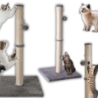 DRAPAK WYSOKI CARE LIFE 61-100 CM DLA KOTA STABILNY WIELOPOZIOMY SŁUPEK XL