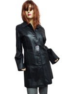 płaszcz skórzany ocieplany odpinana podszewka 36 nowy