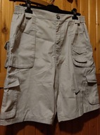 Białe jasne jasno szare spodenki krótkie bojówki Nlke New Century 40 L r33