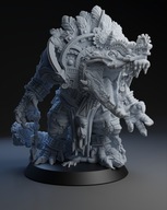 Słynny Kroxigor - Star Player - BruteFun Miniatures