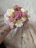 Flower box ze świec sojowych