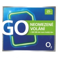 O2 Czeska Karta SIM karta BEZ REJESTRACJI 25 Kč