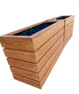 Donica drewniana duża skrzynia 90x50x40