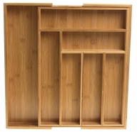 Wkład do szuflady bambusowy na sztućce