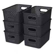 6 X POJEMNIK KOSZYCZEK DO PRZECHOWYWANIA PUDEŁKO ORGANIZER KUCHNI ŁAZIENKI