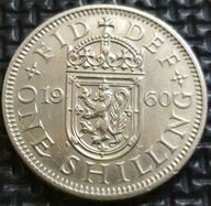 *WIELKA BRYTANIA [0979] *1 SHILLING 1960 Elizabeth II *Rewers szkocki
