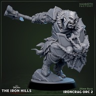Ironcrag Orc 2 - Iron Hills - figurka RPG DnD D&D - druk 3D 14K