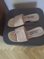 Buty klapki Janet D. beżowe r. 39