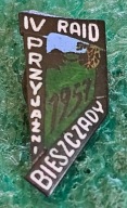 ODZNAKA IV RAID PRZYJAŹNI BIESZCZADY 1957