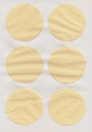 ETYKIETY NAKLEJKI SAMOPRZYLEPNE OKRĄGŁE 80 mm