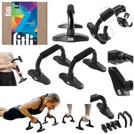 2 SZTUKI UCHWYTY DO POMPEK PUSH UP PARALETKI STABILNE ĆWICZEŃ KLATA TRICEPS