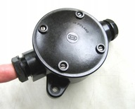 ROZETA - ROZGAŁĘŹNIK puszka HERMETYCZNA Czarny BAKELIT Dwa Wyjścia _ "2"