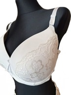 Bardzo elegancki biały biustonosz stanik r. 100F