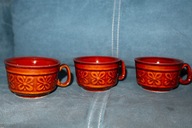 FILIŻANKI PRUSZKÓW WZÓR KOKARDKI 2+1 GRATIS