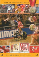 Wyspa Man 2008 Znaczki Blok 65 ** sport igrzyska olimpijskie Olimpiada