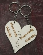 Brelok Walentynki dla Niej dla Niego grawer BP1S