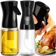 SPRYSKIWACZ DO OLEJU OLIWY SPRAY DOZOWNIK SZKLANY CZARNY KUCHNIA