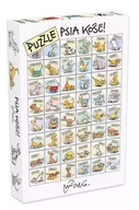 Puzzle 1000 elementów autorstwa Andrzeja Mleczki - Psia kość! z autografem