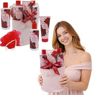 AURORA ZESTAW KOSMETYKÓW DO KĄPIELI SPA RÓŻA KOSMETYCZKA PREZENT WALENTYNKI