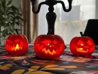 Lampki Dynie Halloween Druk 3D lampiony dekoracja