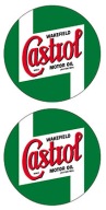 CASTROL _ 2X NAKLEJKI _ 7,5cm