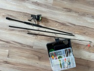 WĘDKA MAX RANGER SPINNING 3 SECTIONS 255CM 5-38G + KOŁOWROTEK MAX RANGER