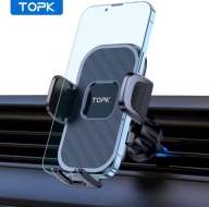Uchwyt Samochodowy TOPK na Telefon 360° Obrotowy Mocny Stabilny Wytrzymały