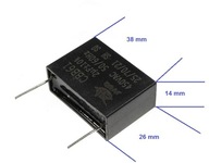 Kondensator 2,0 uF/450V silnikowy do pieca dmuchawa / podajnik 9-3-5