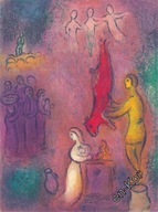 MARC CHAGALL - DAPHNIS AND CHLOE - "Ofiara dla nimf" - 1977 rok