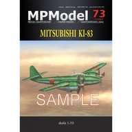 MPModel 73 - Samolot myśliwski Mitsubishi Ki-83