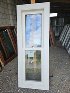NOWE OKNO Angielskie SASH Drewniane Sosnowe 69x184cm Białe