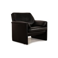 FOTEL AXEL ENTHOVEN BORA BETA 80s SKORA BLACK LEOLUX