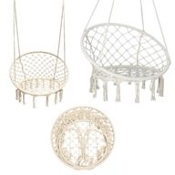 Fotel Wiszący Huśtawka Ogrodowa Bocianie Gniazdo | Do 150 kg | 2 Kolory