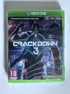 CRACKDOWN 3 MICROSOFT XBOX ONE KOMPATYBILNA Z XSX 4K60 NOWA W FOLII FOLIA !