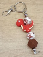 Brelok dla chłopca Dinozaur zawieszka 6423 Oliwia Kurowska, Kuba Kurowski