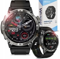 Smartwatch Wenom Explorer GPS Wodoodporny Ekran AMOLED Rozmowy Krokomierz