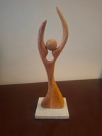 Aniołek z drewna na WOŚP